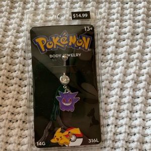 Pokémon Gangar Navel Jewelry